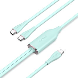 Vention Cable USB-C a 2x USB-C Macho 1.5m Verde CTMGG